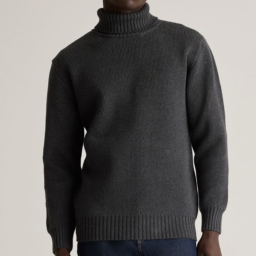 Old Navy Turtleneck Knit Sweater in Charcoal Size XL